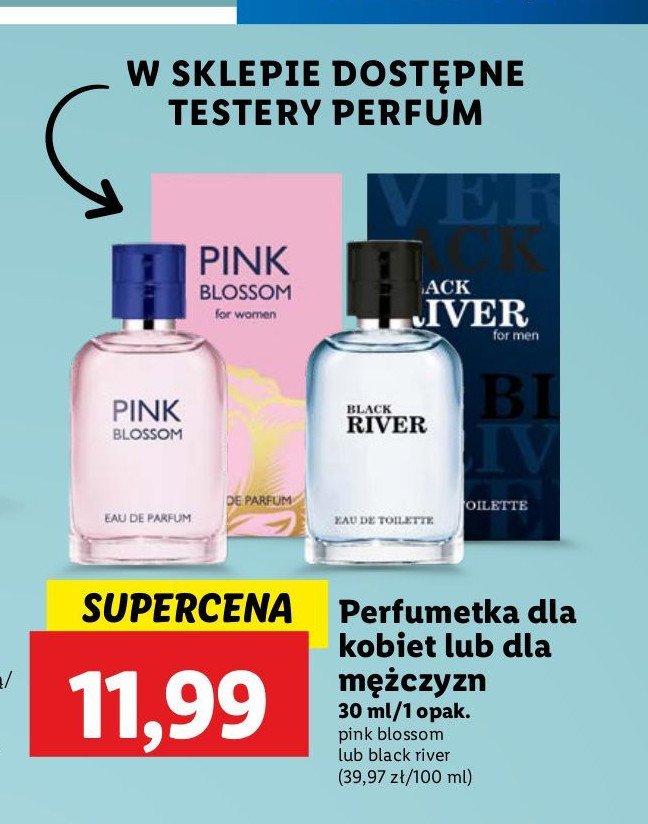 Woda toaletowa Black river promocja