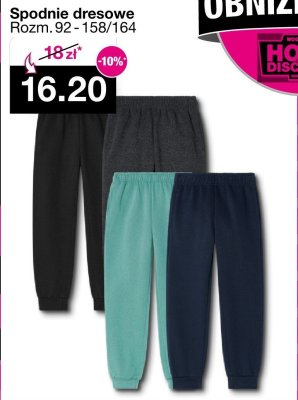 Spodnie dresowe dziecięce Rozm. 92-158/164 promocja w Woolworth