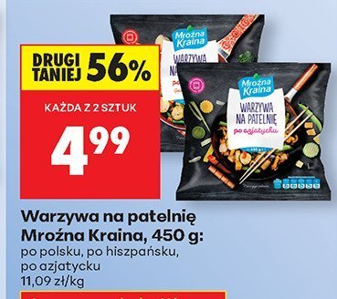 Warzywa na patelnię po azjatycku promocja w Biedronka