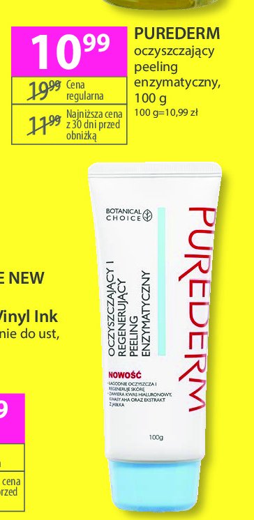 Peeling enzymatyczny Purederm promocja