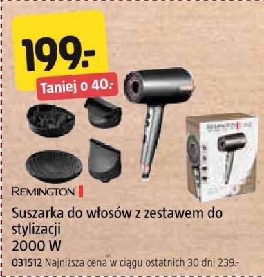 Suszarka do włosów z zestawem do stylizacji Remington 2000 W promocja w Jula