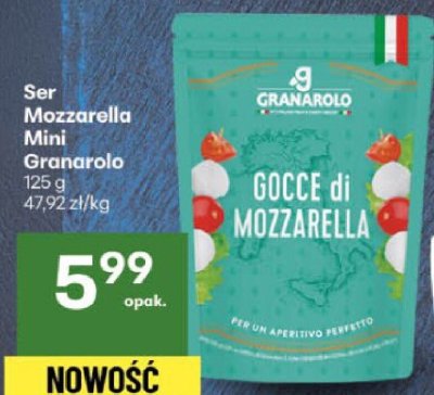 Ser Mozzarella Mini Granarolo promocja w Delikatesy Centrum