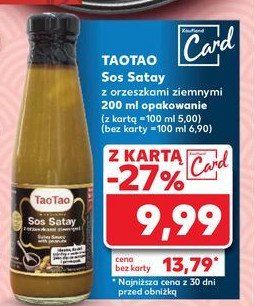 Sos satay Tao tao promocja w Kaufland