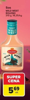 Sos Wild West Roleski 310g promocja w Carrefour