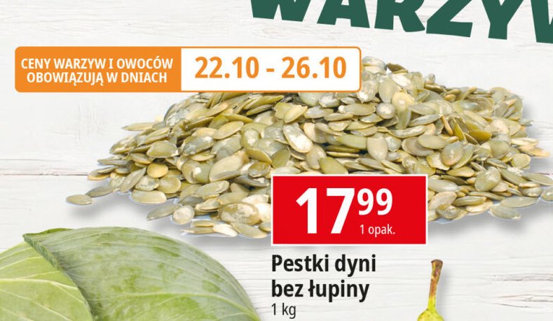 Pestki dyni łuskane promocja