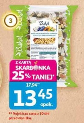 Mieszanka orzechowo-owocowa z kokosem promocja w Auchan