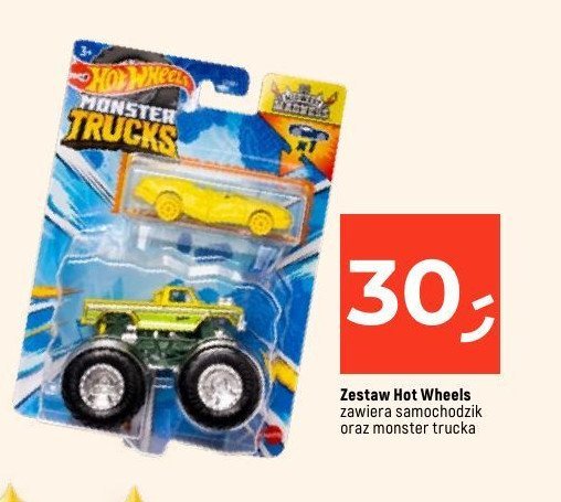 Samochodzik monster trucks + autko Hot wheels promocja w Dealz