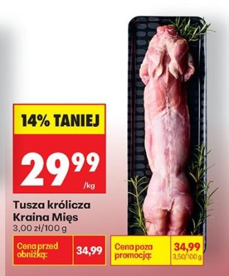 Tusza królicza promocja w Biedronka