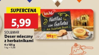 Pudding waniliowy z ciasteczkami Sol&mar promocja