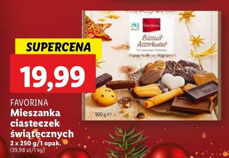 Mieszanka ciastek świątecznych Favorina promocja