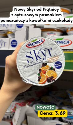 Jogurt Skyr pomarańcza z kawałkami czekolady promocja w Kaufland