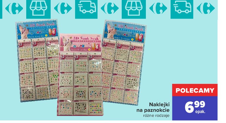 Naklejki na paznokcie promocja