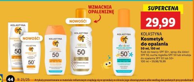 Emulsja do opalania spf 50 Kolastyna promocja
