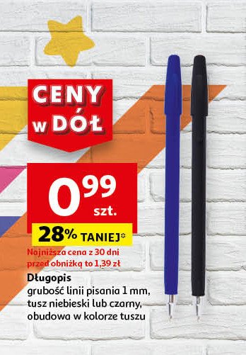 Długopis czarny promocja