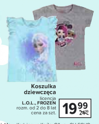 Koszulka dziewczęca frozen promocja