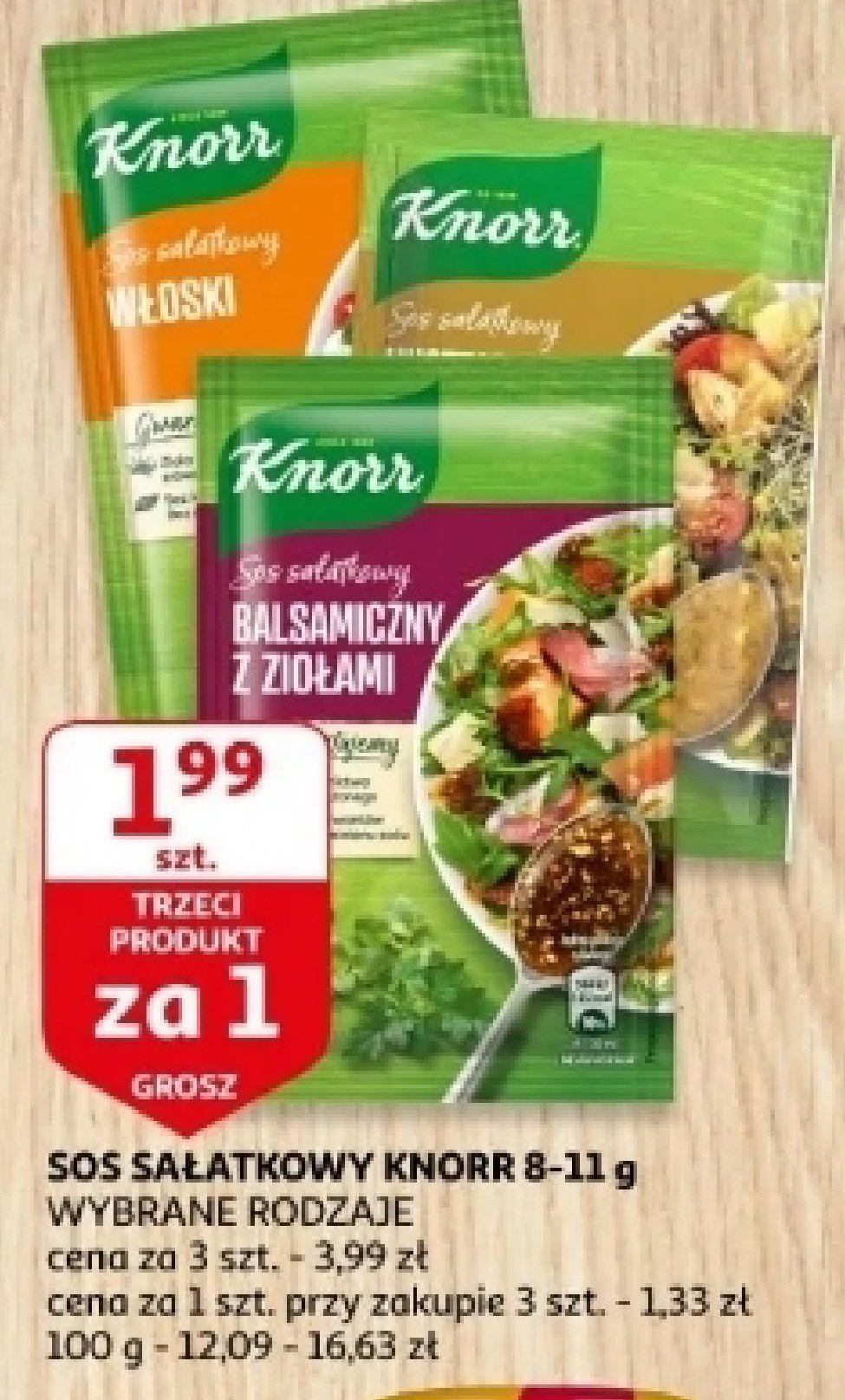 Włoski Knorr sos sałatkowy promocja