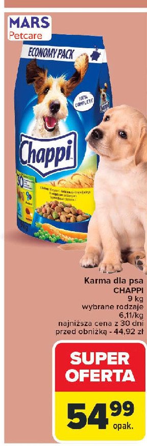 Karma dla psa kurczak Chappi promocja