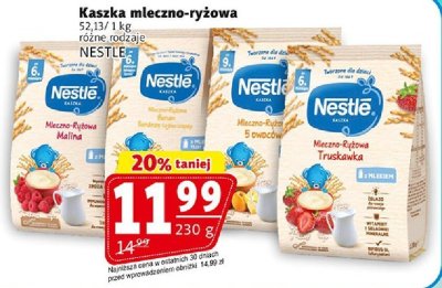 Kaszka mleczno-ryżowa Nestle promocja w Prim Market