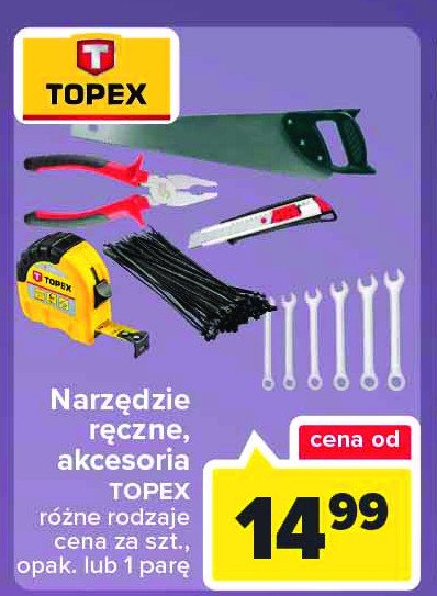 Klucze płasko-oczkowe Topex promocja