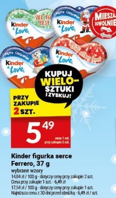 Kinder figurka serce Ferrero promocja w Twój Market