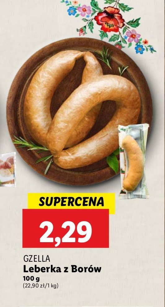 Leberka z borów Gzella promocja