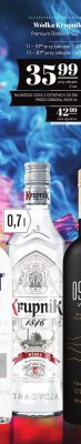 Wódka Krupnik Premium Distillers 0,7l promocja w POLOmarket