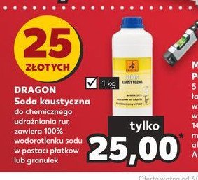 Soda kaustyczna Dragon promocja