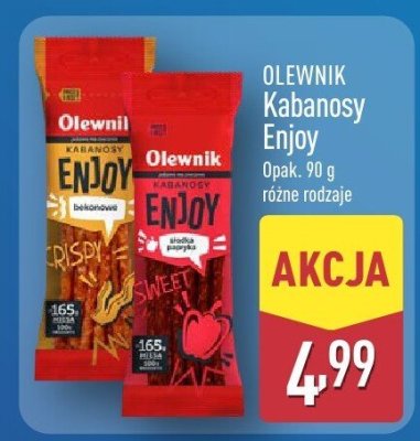 Kabanosy Enjoy promocja w Aldi