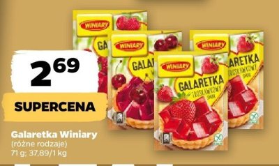 Galaretka Winiary (różne rodzaje) promocja w Netto