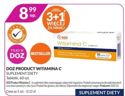 DOZ PRODUCT Witamina C promocja w DOZ.PL