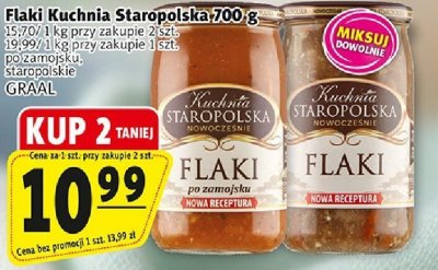 Flaki Kuchnia Staropolska GRAAL promocja w Prim Market