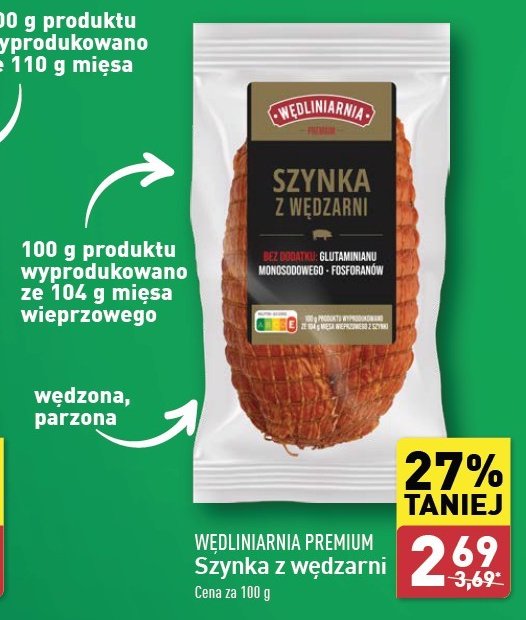 Szynka z wędzarni Wędliniarnia premium promocja