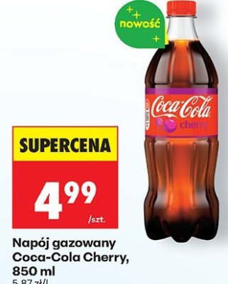 Napój gazowany Coca-Cola Cherry, 850 ml promocja w Biedronka