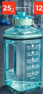 Butelka kwadratowa 2l promocja w Dealz