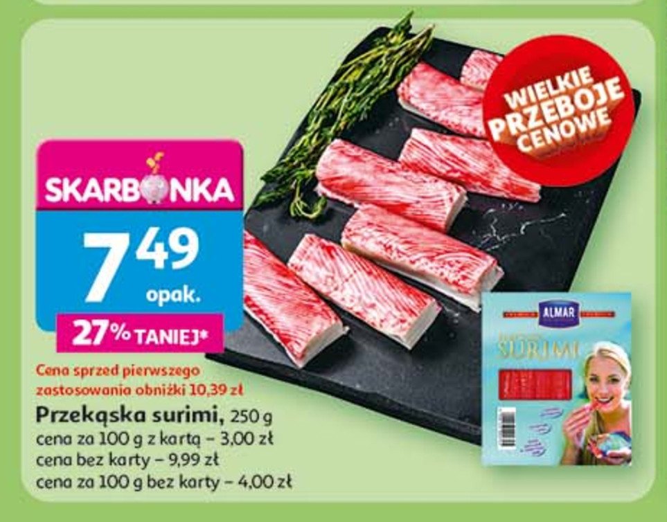 Surimi Almar promocja w Auchan