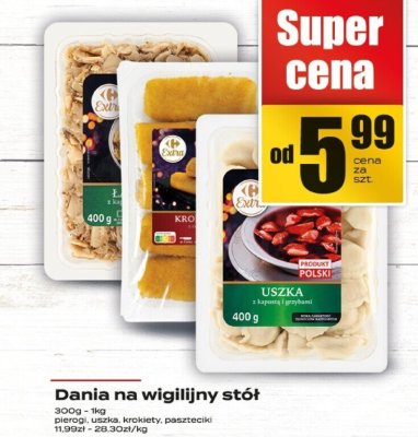 Dania na wigilijny stół promocja w Supeco