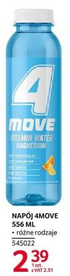 Napój 4Move 556 ml promocja w Selgros