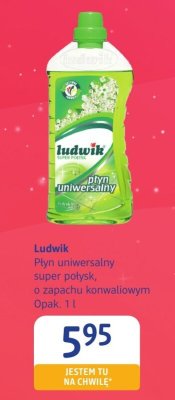 Płyn uniwersalny super zapach o zapachu konwaliowym Ludwik promocja w Drogerie DM