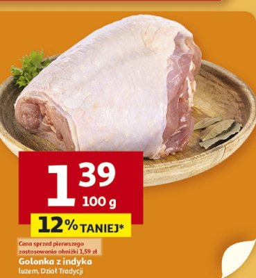 Golonka z indyka luzem Dział Tradycji promocja w Auchan
