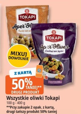 Oliwki Tokapi Aper'Olives farsz chili promocja w Leclerc
