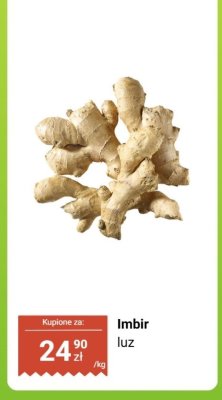 Imbir luz promocja w Biedronka