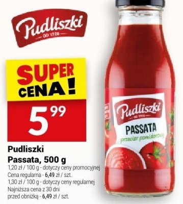 Passata Pudliszki, 500 g promocja w Twój Market