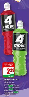 Napój izotoniczny 4move zielony Lime&Mint promocja w Dino