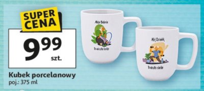 Kubek porcelanowy poj.: 375 ml promocja w Auchan