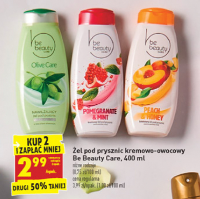 Żel pod prysznic pomegranate & mint Be beauty care promocja w Rossmann