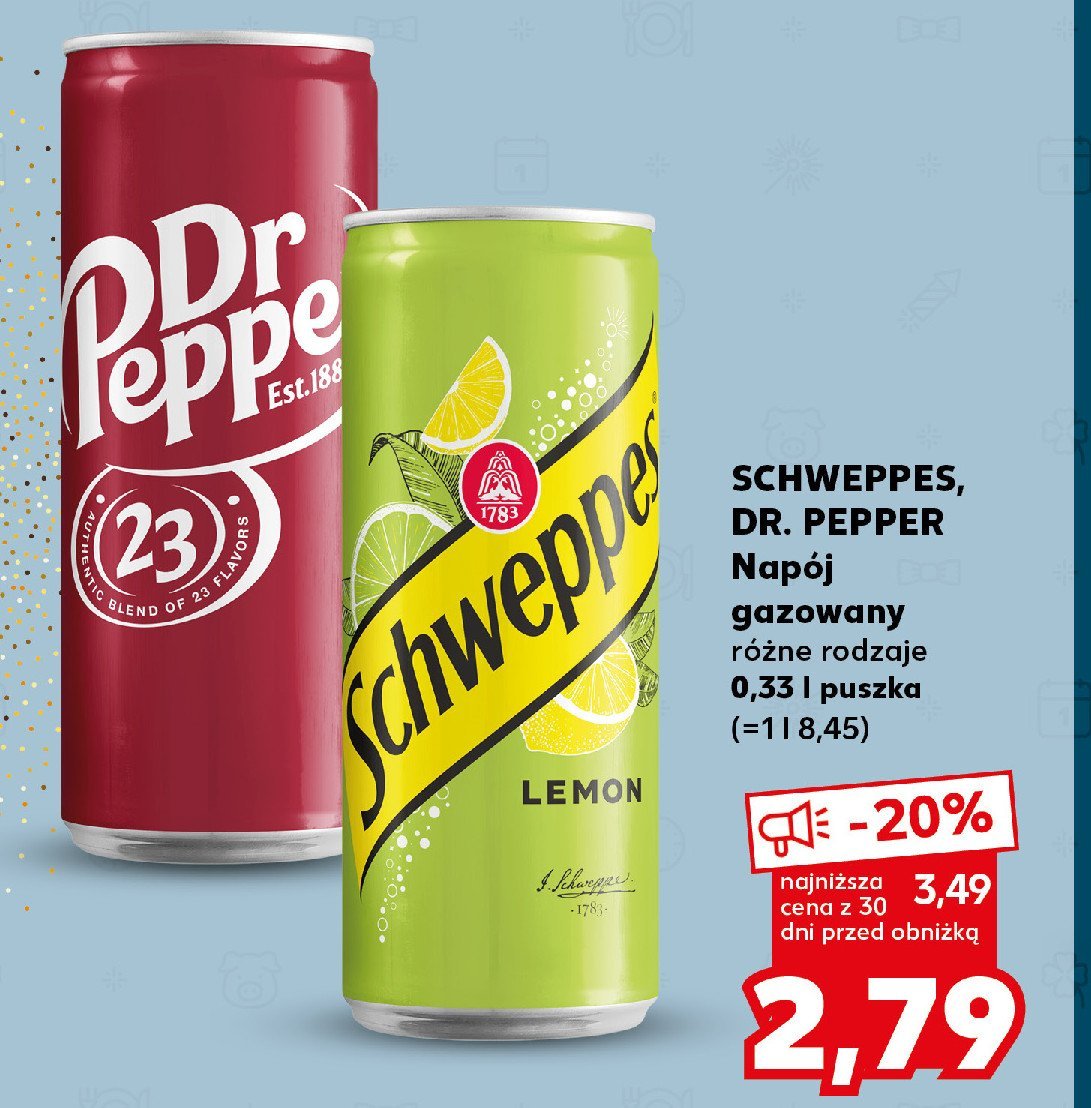 Napój Dr pepper promocja