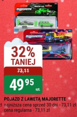 Pojazd z lawetą Majorette promocja w bi1