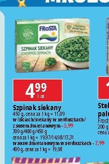 Szpinak siekany w serduszkach Frosta promocja