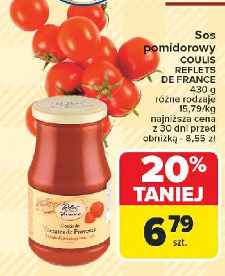 Sos pomidorowy Reflets de france promocja w Carrefour Market