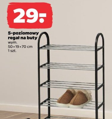 5-poziomowy regał na buty promocja w Netto